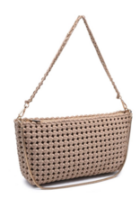 SOL & SELENE Eclipse Clutch in Nude