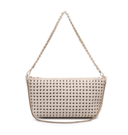 SOL & SELENE Eclipse Clutch in Cream