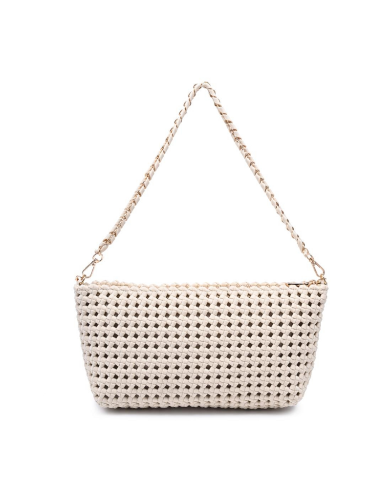 SOL & SELENE Eclipse Clutch in Cream