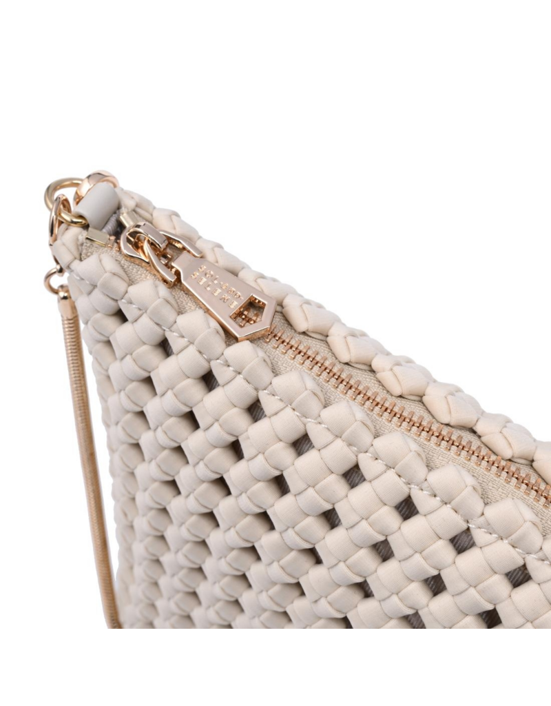 SOL & SELENE Eclipse Clutch in Cream