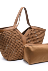 SOL & SELENE Calypso Tote in Sand