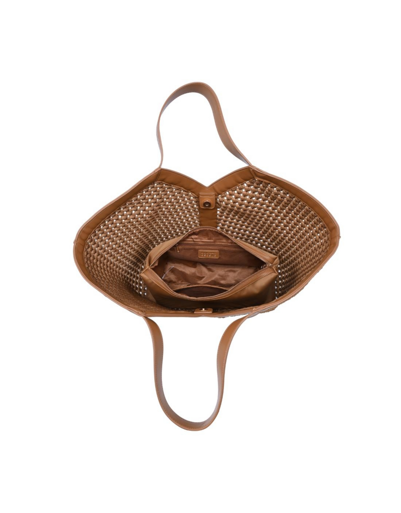 SOL & SELENE Calypso Tote in Sand