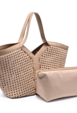 SOL & SELENE Calypso Tote in Nude