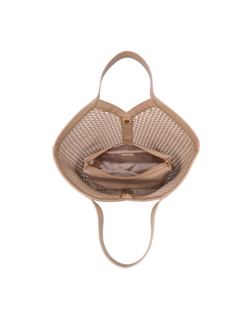 SOL & SELENE Calypso Tote in Nude