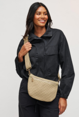 SOL & SELENE Ethereal Woven Sustainable Crossbody in Sage