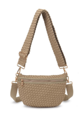 SOL & SELENE Ethereal Woven Sustainable Crossbody in Sage