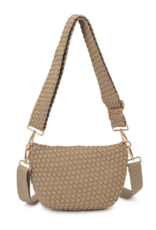 SOL & SELENE Ethereal Woven Sustainable Crossbody in Sage