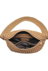 SOL & SELENE Ethereal Woven Sustainable Crossbody in Nude