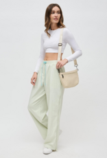 SOL & SELENE Ethereal Woven Neoprene Crossbody in Cream