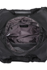 SOL & SELENE Illumine Woven Nylon Tote in Black