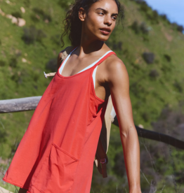 FREE PEOPLE MOVEMENT Hot Shot Mini Dress in Grapefruit
