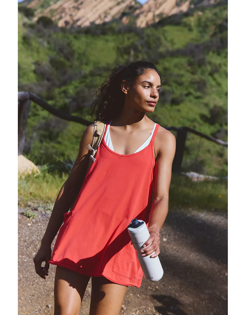 FREE PEOPLE MOVEMENT Hot Shot Mini Dress in Grapefruit