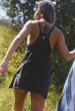 FREE PEOPLE MOVEMENT Hot Shot Mini Dress in Black