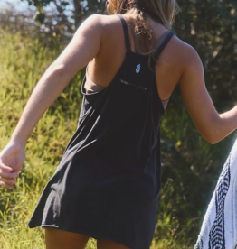 FREE PEOPLE MOVEMENT Hot Shot Mini Dress in Black