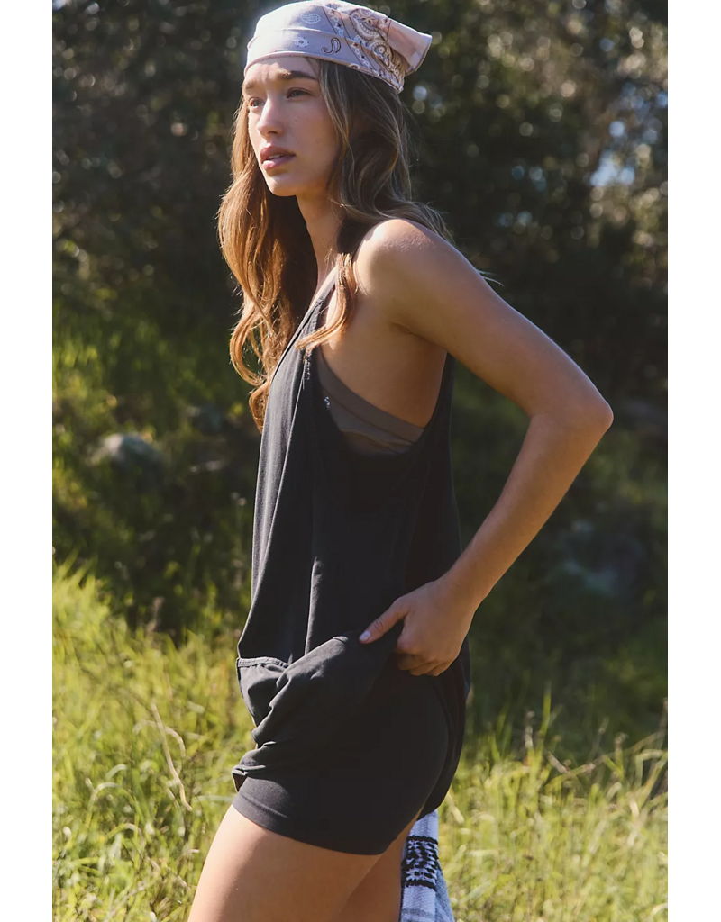 FREE PEOPLE MOVEMENT Hot Shot Mini Dress in Black