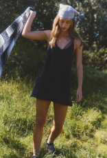 FREE PEOPLE MOVEMENT Hot Shot Mini Dress in Black
