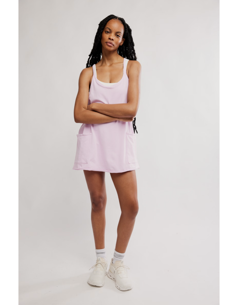 FREE PEOPLE MOVEMENT Hot Shot Mini Dress in Ultra Violet