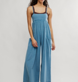 FREE PEOPLE MOVEMENT Hot Shot Strappy Onesie in Riptide