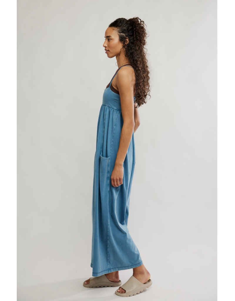 FREE PEOPLE MOVEMENT Hot Shot Strappy Onesie in Riptide