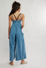 FREE PEOPLE MOVEMENT Hot Shot Strappy Onesie in Riptide