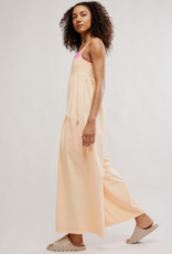 FREE PEOPLE MOVEMENT Hot Shot Strappy Onesie in Pina Colada