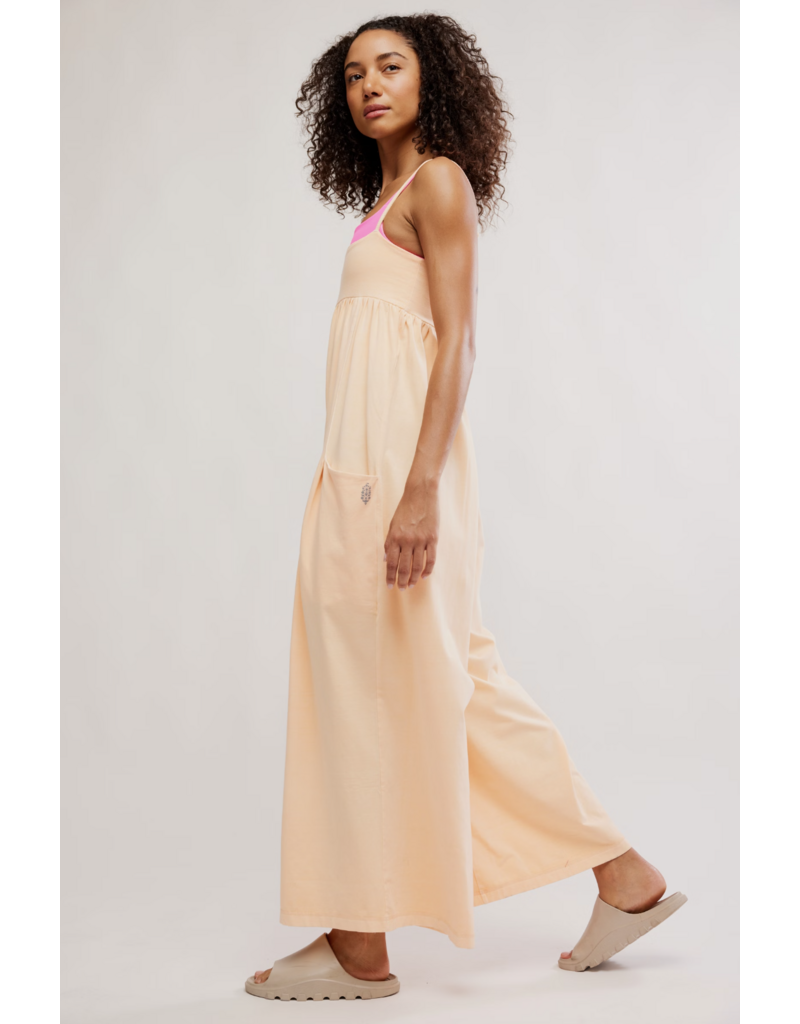 FREE PEOPLE MOVEMENT Hot Shot Strappy Onesie in Pina Colada
