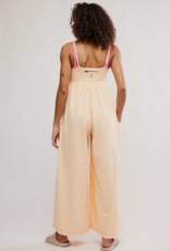 FREE PEOPLE MOVEMENT Hot Shot Strappy Onesie in Pina Colada