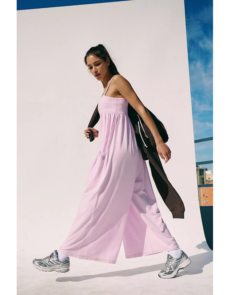 FREE PEOPLE MOVEMENT Hot Shot Strappy Onesie in Ultra Violet