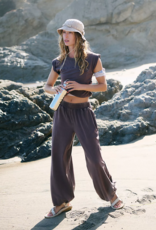 FREE PEOPLE MOVEMENT Hot Shot Crossover Set in Dark Espresso