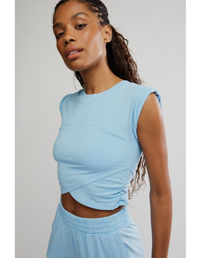 FREE PEOPLE MOVEMENT Hot Shot Crossover Set in Bright Blue