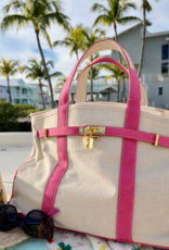 CORAL STRANDS Boatkin Tote Bag in Pink