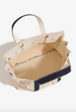 CORAL STRANDS Boatkin Tote Bag in Navy Blue