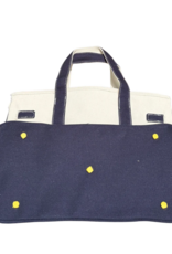 CORAL STRANDS Boatkin Tote Bag in Navy Blue