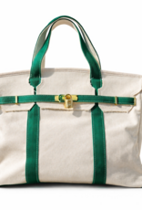 CORAL STRANDS Boatkin Tote Bag in Green