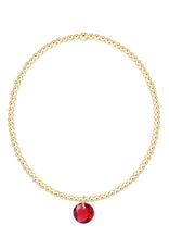 ENEWTON DESIGN Classic Gold 2mm Bracelet Reflection Small Charm - July