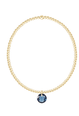 ENEWTON DESIGN Classic Gold 2mm Bracelet Reflection Small Charm - September