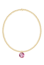 ENEWTON DESIGN Classic Gold 2mm Bracelet Reflection Small Charm - October