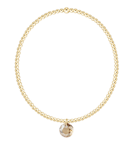 ENEWTON DESIGN Classic Gold 2mm Bracelet Reflection Small Charm - November