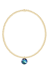 ENEWTON DESIGN Classic Gold 2mm Bracelet Reflection Small Charm - December