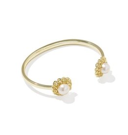 KENDRA SCOTT DESIGN Gabriella Gold Pearl Cuff Bracelet