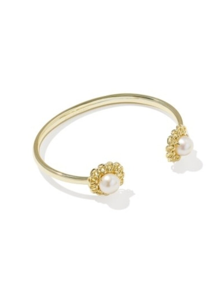 KENDRA SCOTT DESIGN Gabriella Gold Pearl Cuff Bracelet