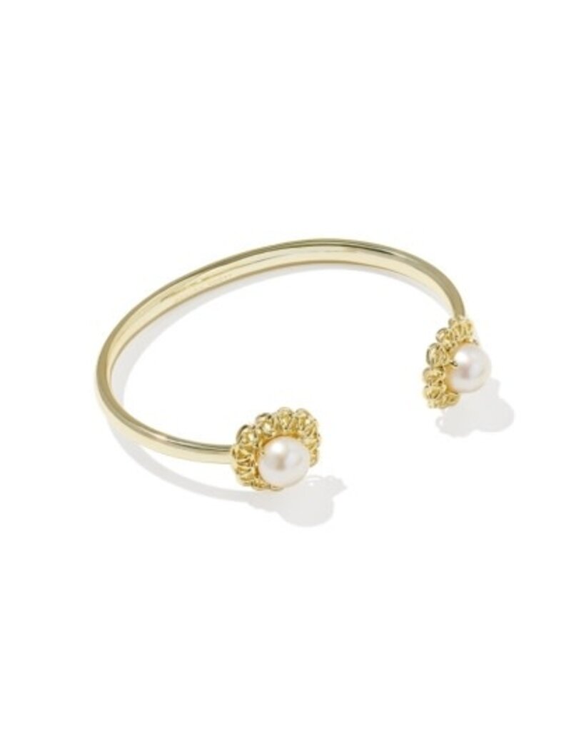 KENDRA SCOTT DESIGN Gabriella Gold Pearl Cuff Bracelet
