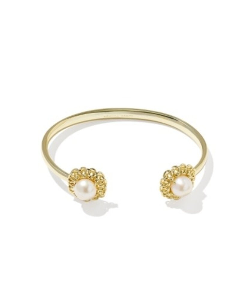 KENDRA SCOTT DESIGN Gabriella Gold Pearl Cuff Bracelet