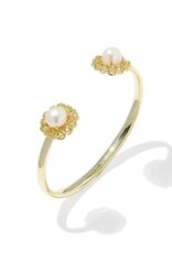 KENDRA SCOTT DESIGN Gabriella Gold Pearl Cuff Bracelet