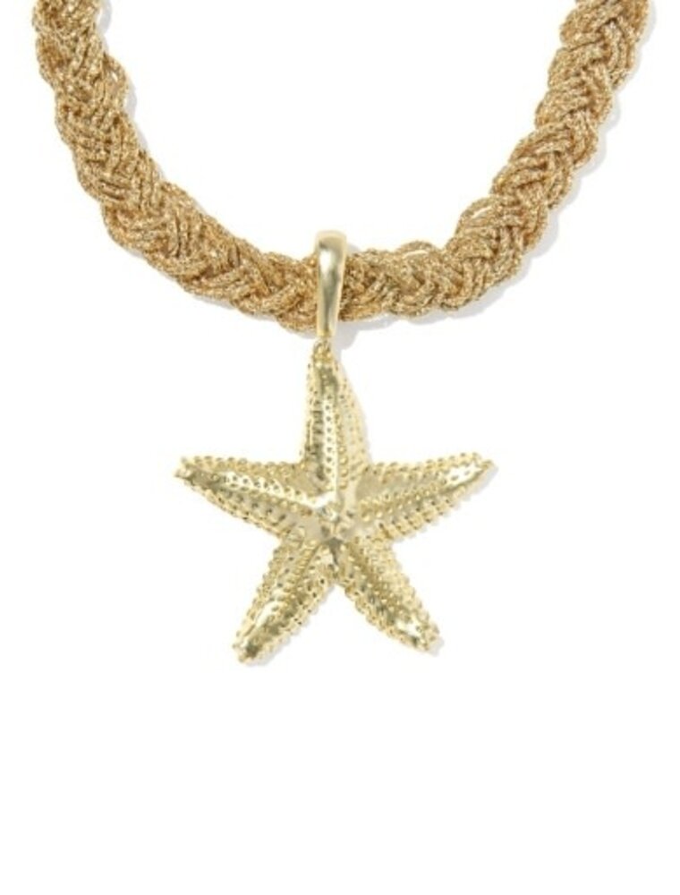 KENDRA SCOTT DESIGN Parker Starfish Gold Statement Necklace