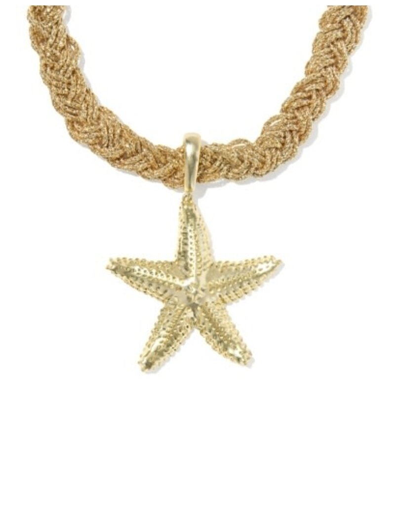 KENDRA SCOTT DESIGN Parker Starfish Gold Statement Necklace