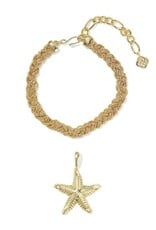KENDRA SCOTT DESIGN Parker Starfish Gold Statement Necklace