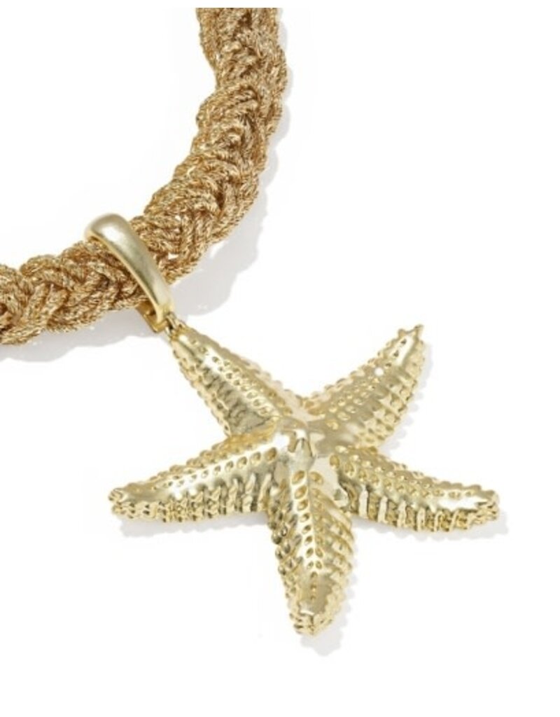 KENDRA SCOTT DESIGN Parker Starfish Gold Statement Necklace