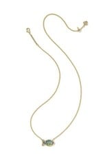 KENDRA SCOTT DESIGN Parker Fish Gold Short Pendant Necklace