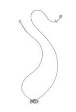 KENDRA SCOTT DESIGN Parker Fish Silver Short Pendant Necklace